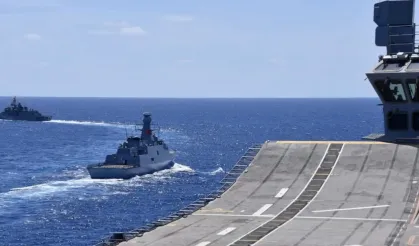 Türk savaş gemisi TCG ilk kez bir NATO tatbikatında yer aldı