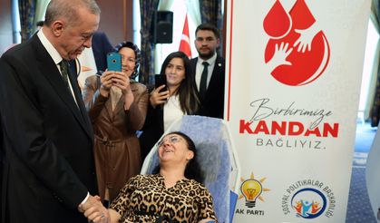 Cumhurbaşkanı Erdoğan "Kan Ver Hayat Ver" programında