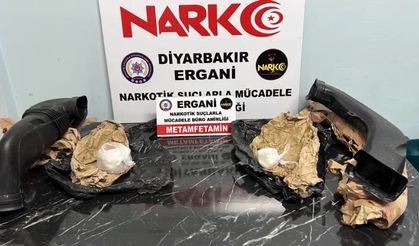 Diyarbakır’da araç yedek parçaları içerisinde uyuşturucu ele geçirildi