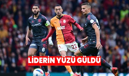 Galatasaray evinde Samsunspor'u 3-2'lik skorla mağlup etti