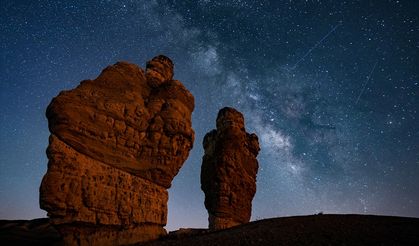 Perseid meteor yağmuru Konya'da görüntülendi