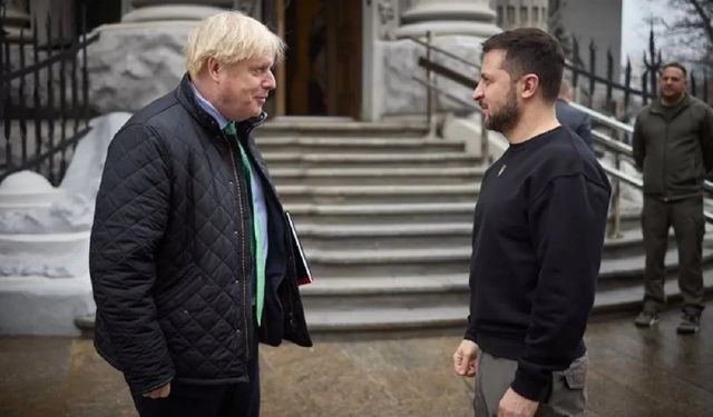 İngiltere'nin eski Başbakanı Boris Johnson Kiev'e gitti
