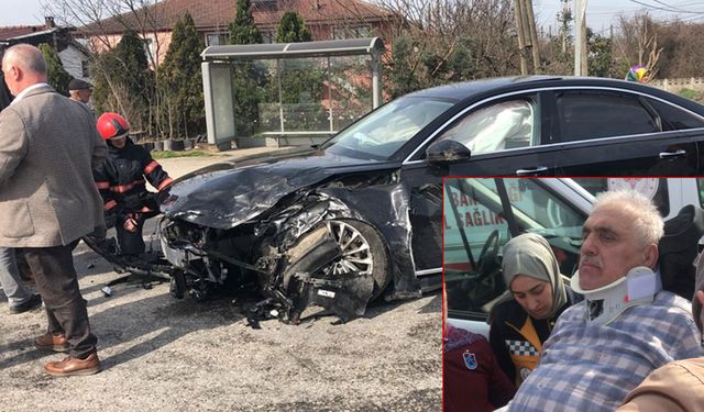 AK Parti Sakarya Milletvekili Ali İnci trafik kazasında yaralandı