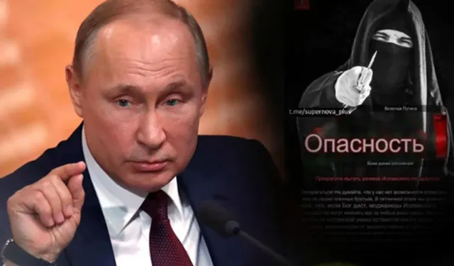 DEAŞ'tan Rus lider Putin'e afişli yeni saldırı tehdidi
