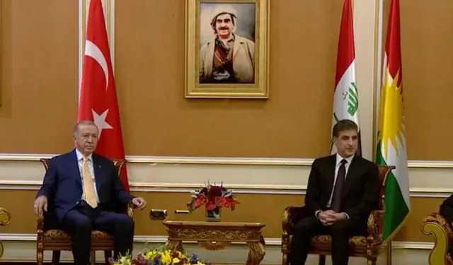 Cumhurbaşkanı Erdoğan Erbil'e geçti