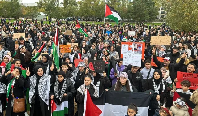 Almanya'da Filistin'e desteğe insanlık dışı müdahale!