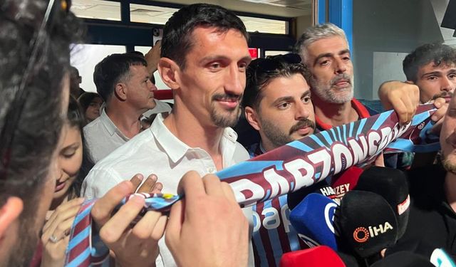 Stefan Savic'e Trabzon'da coşkulu karşılama
