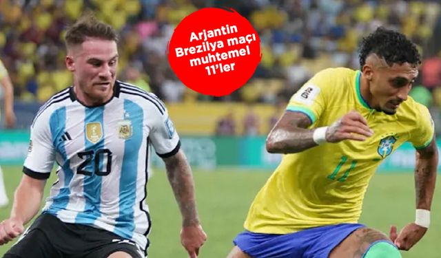 Arjantin Brezilya maçı hangi kanalda CANLI yayınlanacak?