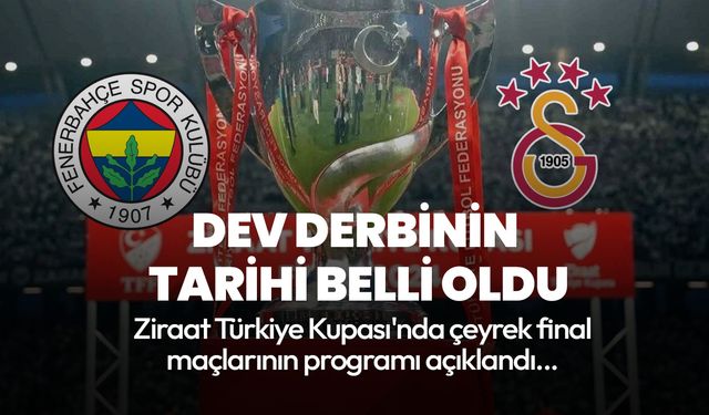 Fenerbahçe - Galatasaray maçının tarihi belli oldu