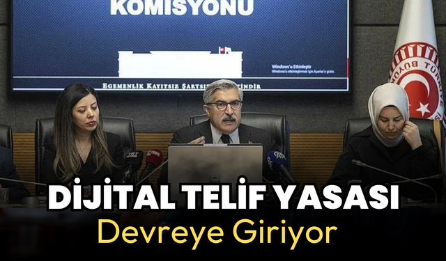 Dijital Telif Yasası İçin Devreye Giriyor