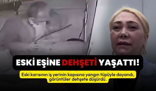 Esenyurt'ta Kıskançlık Krizine Giren Eski Eş, Çocuklarının Gözleri Önünde Kapıyı Yangın Tüpüyle Kırmaya Çalıştı