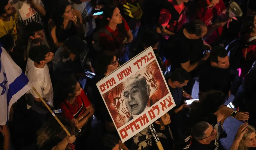 İsrailliler esir takası ve Netanyahu'nun istifasını istedi