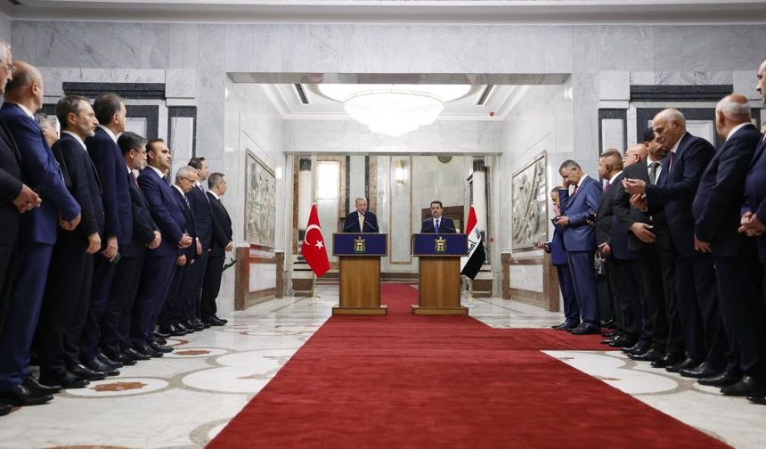 Türkiye ile Irak arasında 26 anlaşmaya imza atıldı