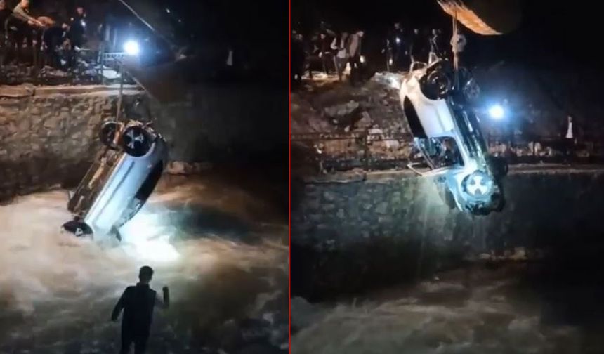 Şırnak'ta otomobil dereye uçtu! 4 kişi hayatını kaybetti, 1 kişi yaralandı