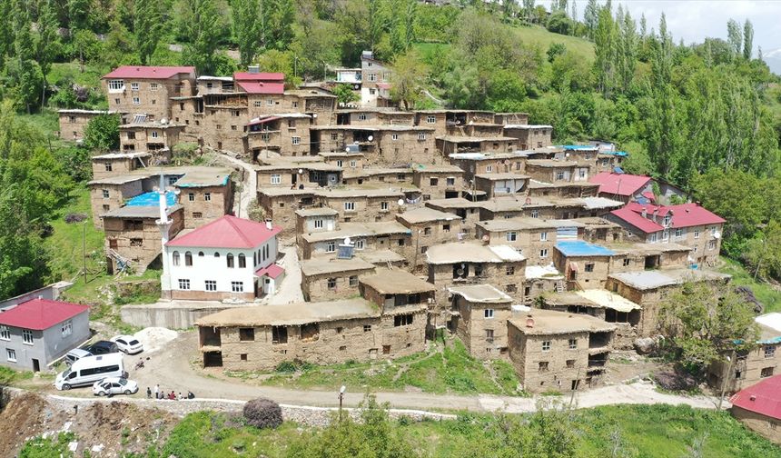 Fotoğraf sevdalıları Bitlis'teki taş evleri görüntüledi