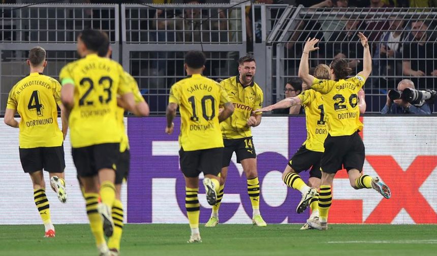 PSG'yi devirdiler! Borussia Dortmund Devler Ligi finali için avantajı kaptı