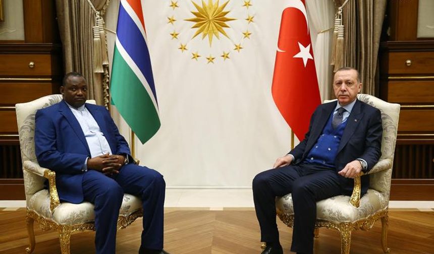 Cumhurbaşkanı Erdoğan, Gambiya Cumhurbaşkanı ile görüştü!