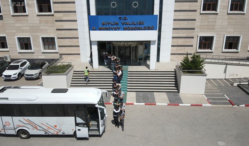 Bitlis’teki sahte sağlık raporu operasyonunda çok sayıda kişi tutuklandı