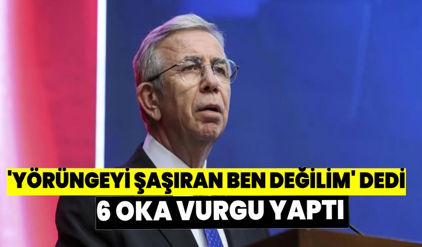 Yavaş’tan Özer açıklamasında 6 ok vurgusu