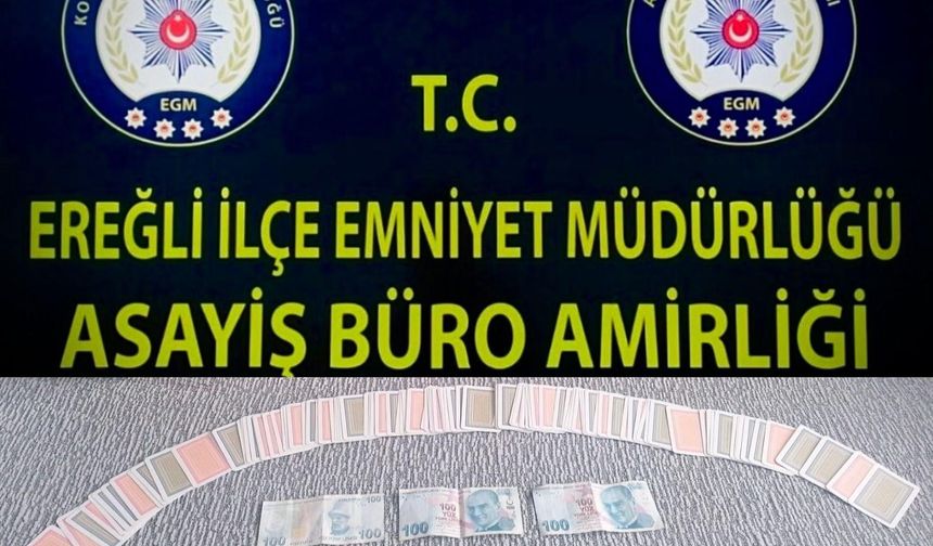 Konya'da kumar baskını: 34 şahsa 218 bin lira ceza