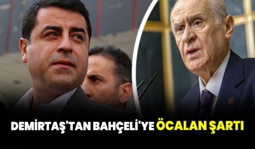 Selahattin Demirtaş'tan Bahçeli'ye 'Öcalan' mesajı