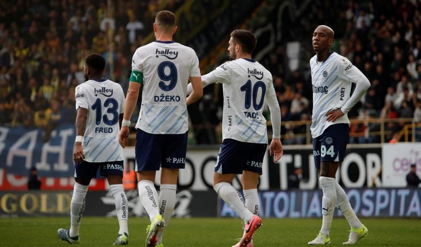 Alanyaspor - Fenerbahçe maçından kareler