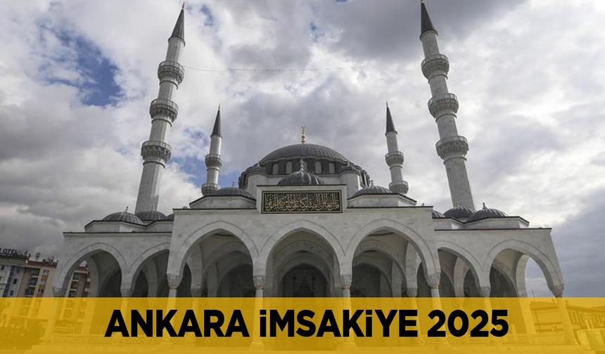 Ankara 2025 imsakiye