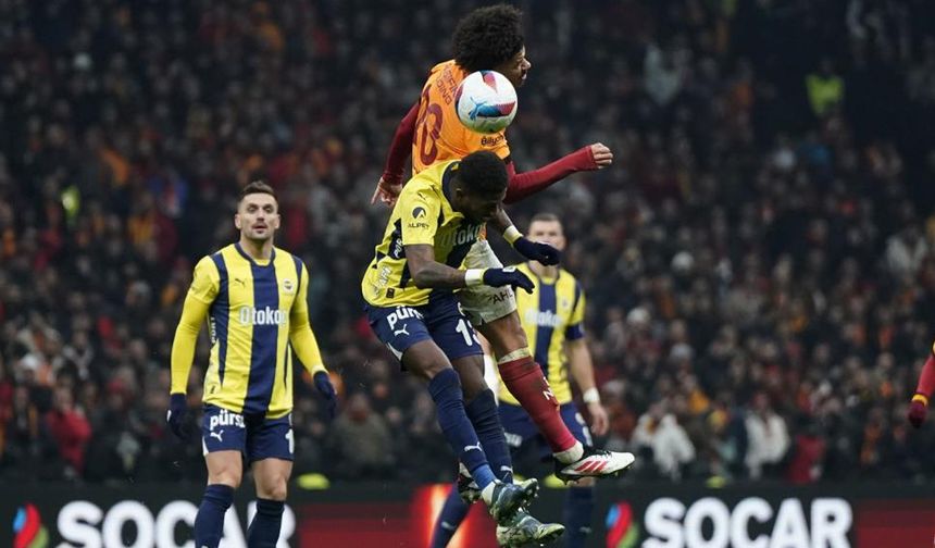 Galatasaray Fenerbahçe maçından kareler