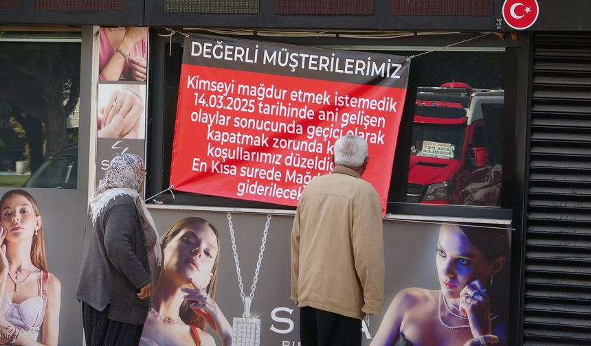 Mersin'de Milyonlarca Liralık Dolandırıcılık Skandalı: Kuyumcudan Şaşırtan Afişli Açıklama