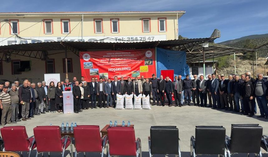 Kastamonu'da çeltik üreticilerine 52 ton tohum dağıtıldı