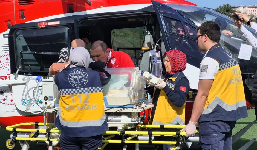 4 günlük bebek için hayat kurtaran sevk