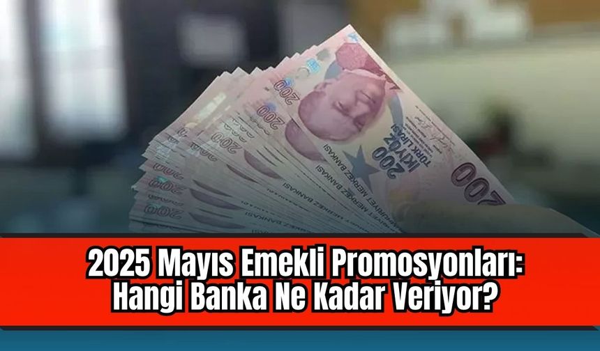 2025 Mayıs Emekli Promosyonları: Hangi Banka Ne Kadar Veriyor?