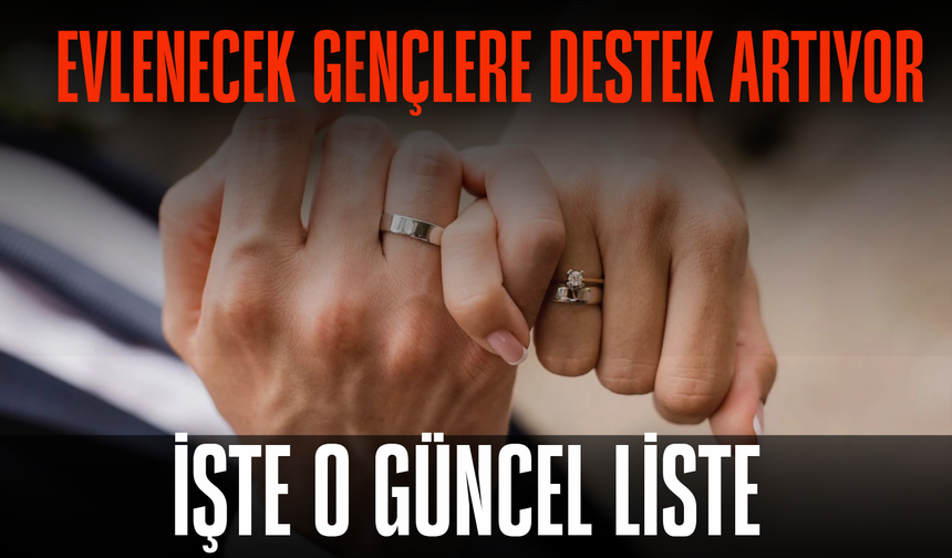 Evlenecek Gençlere İndirim Desteği Artıyor! İşte Tam Liste...