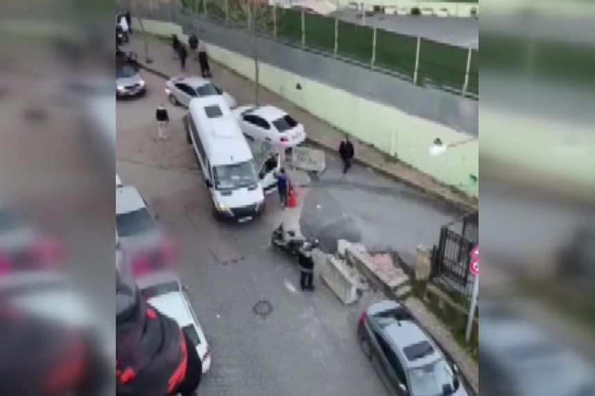 Kağıthane’de servis şoförünü kuzenine vurdurdu: İşte o anlar
