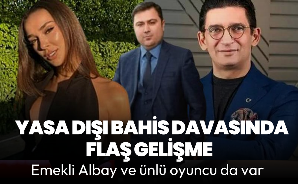 Dev bahis davasında emekli albay ve oyuncu Meltem Beydilli de var
