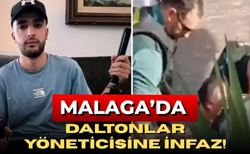 Kalabalık Terasta Daltonlar Yöneticisine İnfaz!  Malaga’daki Cinayet Kamerada
