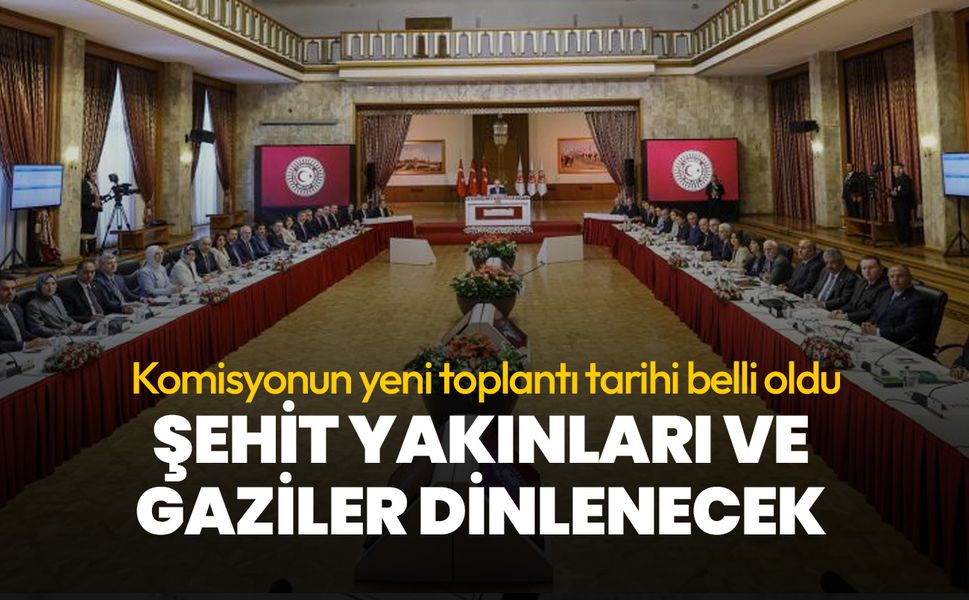 Sonraki toplantının tarihi belli oldu! Komisyonda şehit yakınları ve gaziler dinlenecek