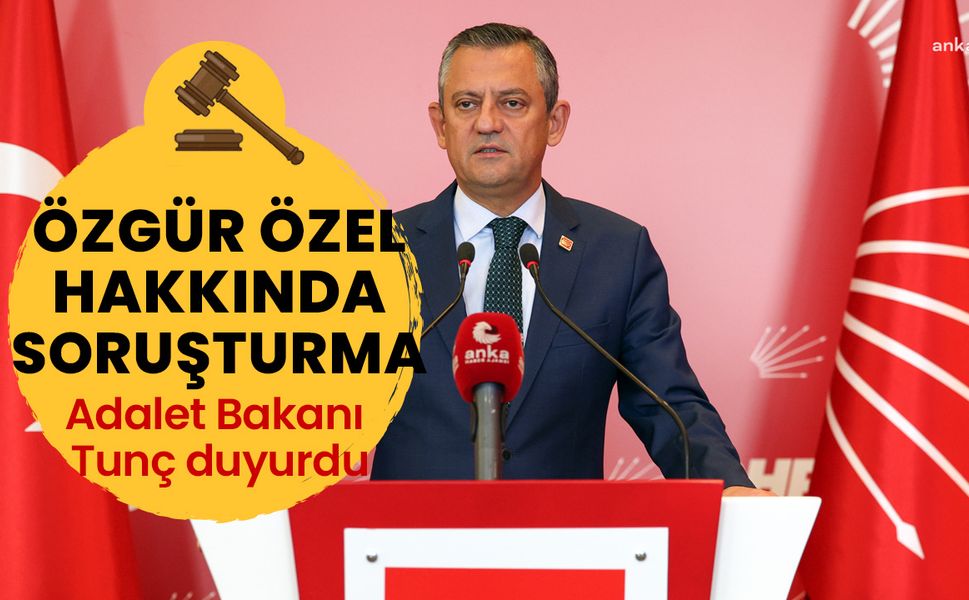 CHP Lideri Özel hakkında soruşturma