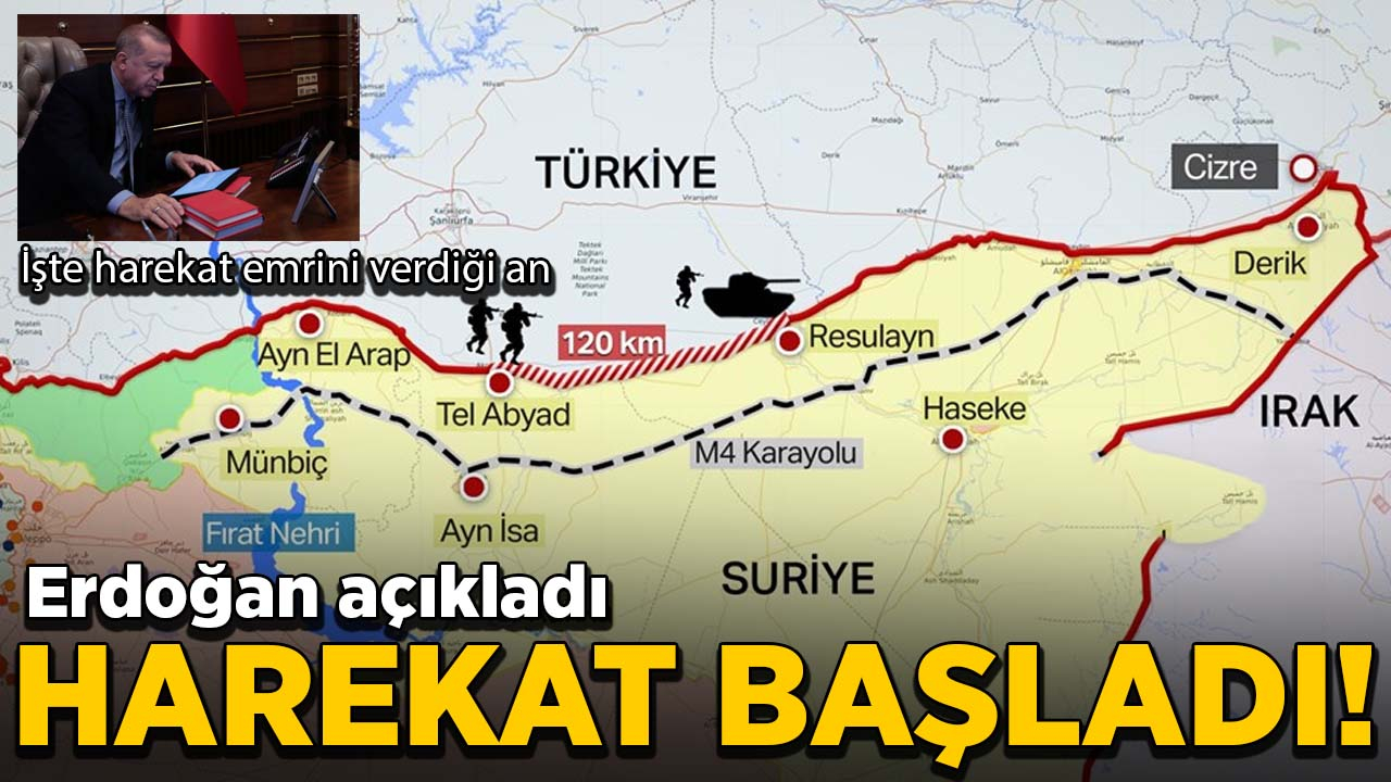 Erdoğan: Harekat başladı