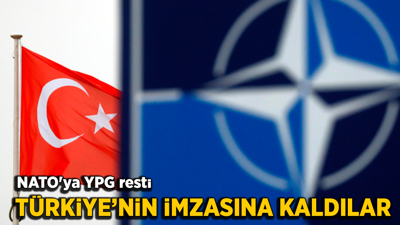 Türkiye'den NATO'ya YPG resti! Türkiye'nin imzasına kaldılar