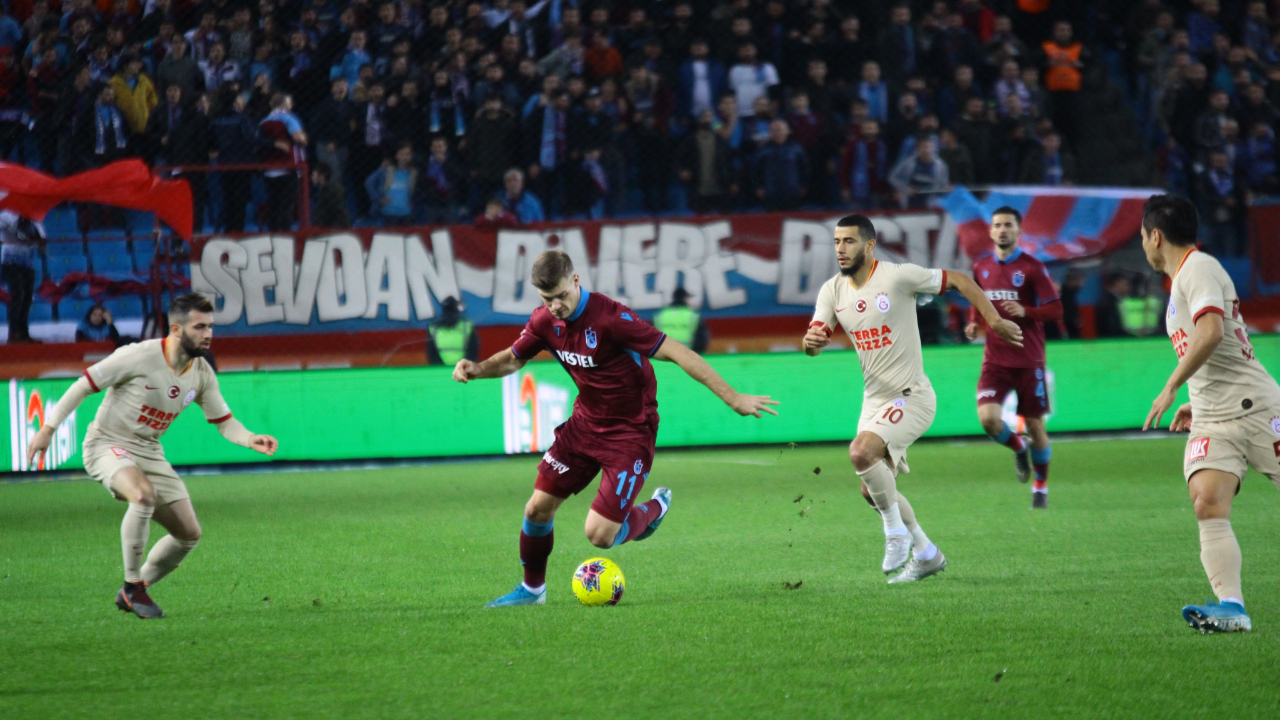 Trabzonspor - Galatasaray maçından kareler