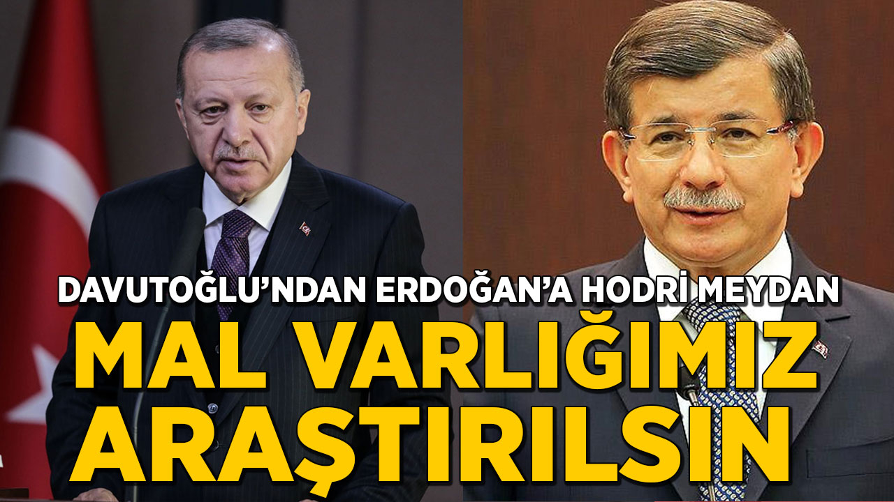 Davutoğlu'ndan Erdoğan'a hodri meydan