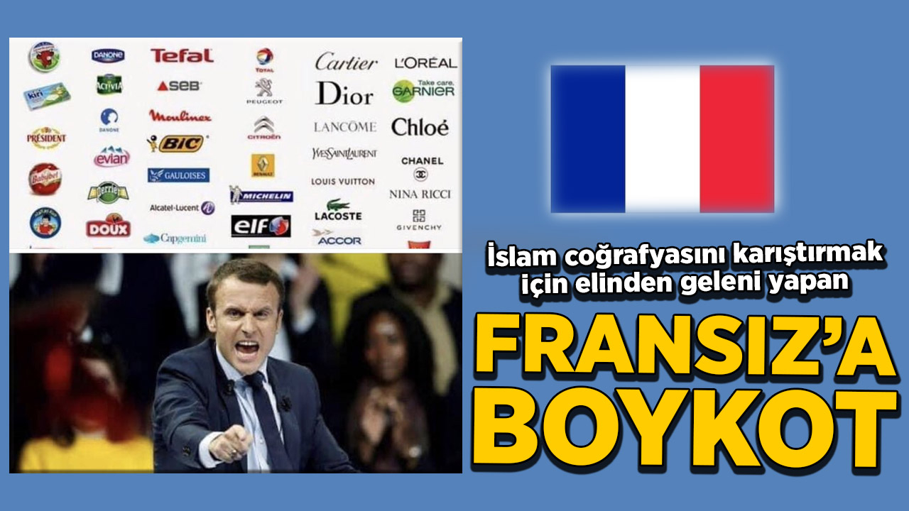Fransız ürünlerine boykot başladı