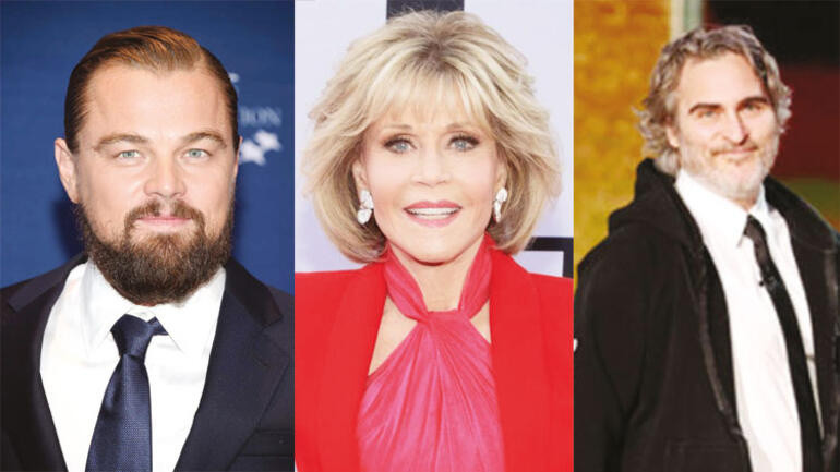 Leonardo DiCaprio, Jane Fonda, Joaquin Phoenix