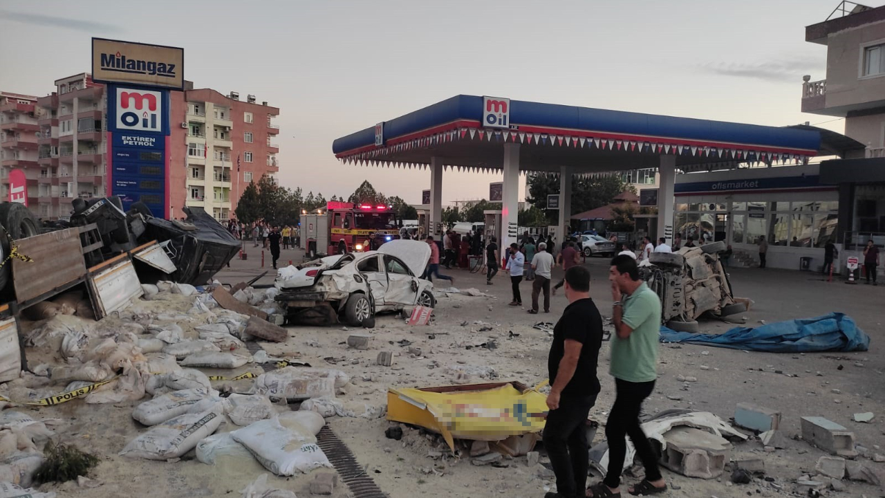 Mardin'de freni patlayan tır kalabalığa daldı: 20 ölü, 26 yaralı