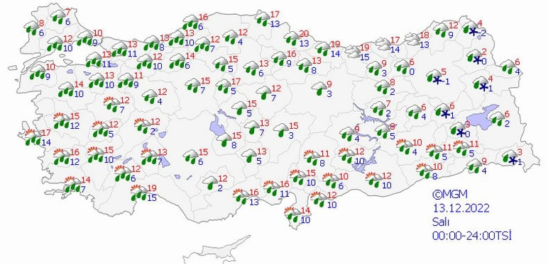 Meteoroloji'den İstanbul dahil 52 ile flaş uyarı - Resim : 2