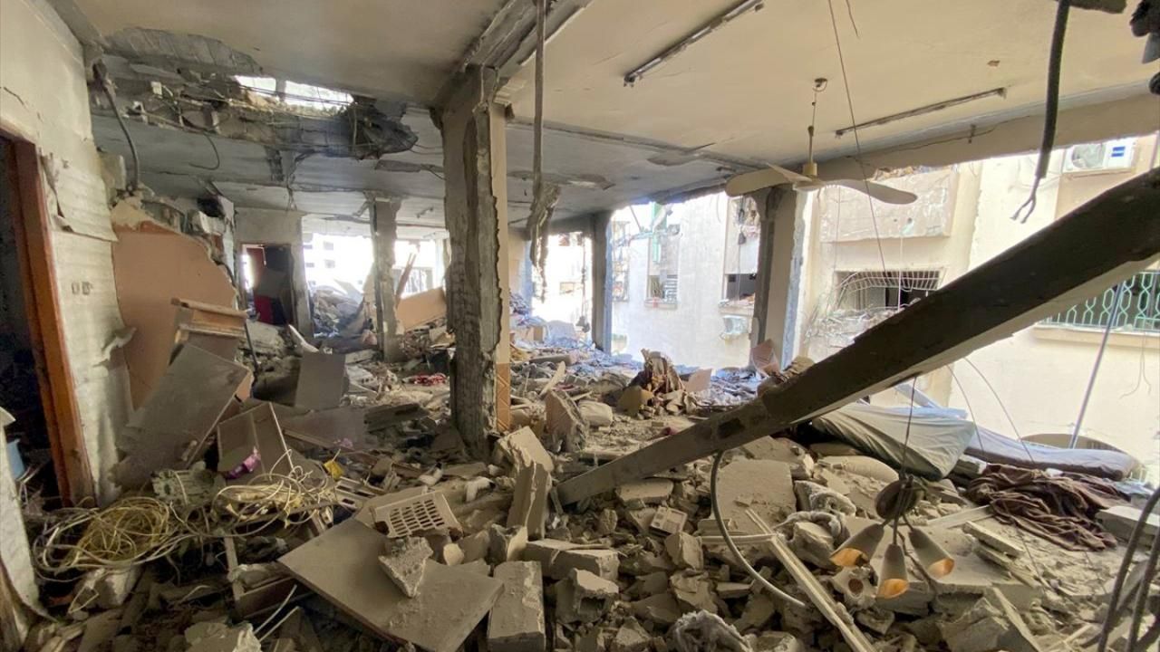 Gazze'nin kuzeyindeki yıkım görüntülendi