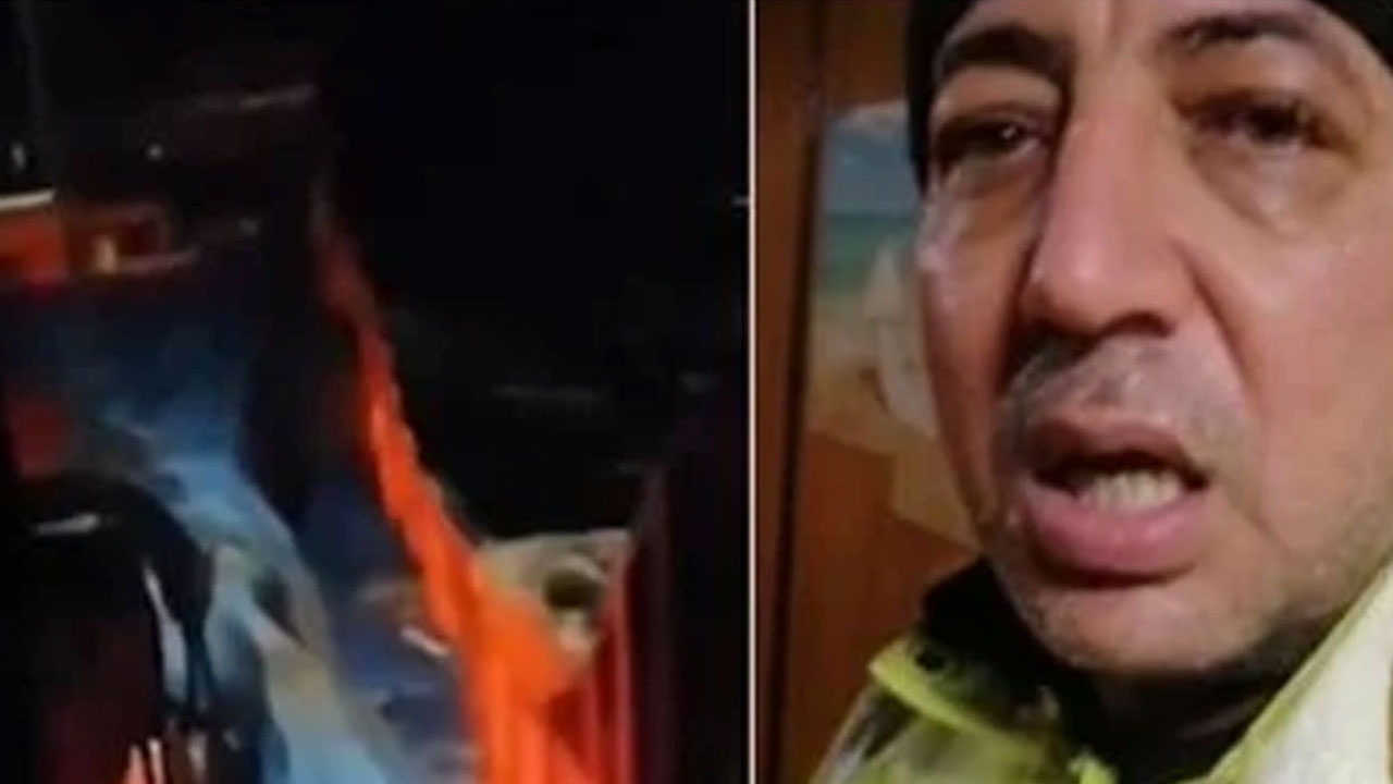 'Allah'ım sen bize yardım et'... Marmara Denizi'nde batan gemideki mürettebatın gemi batmadan önce son görüntüsü