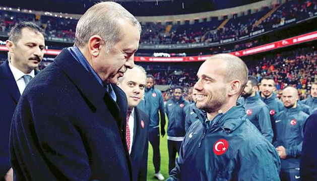 Erdoğan'dan Sneijder'e övgü!