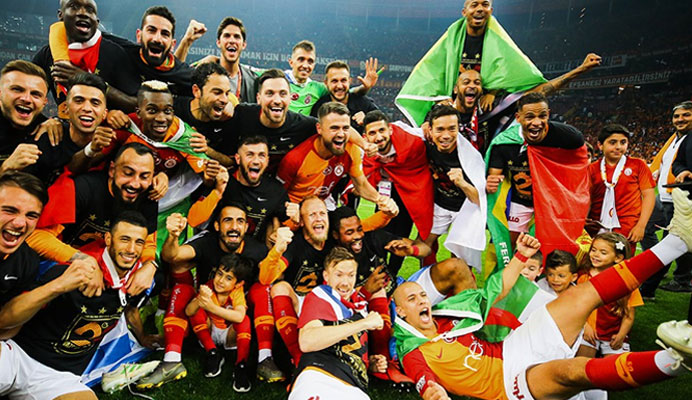 Başakşehir’i 2-1 yenen Galatasaray 2018/2019 sezonu şampiyonu